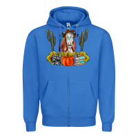 True Royal Fall Cow Zipper Hoodie - CowhideDigitalArt