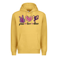 Peace Love Dance Premium Hoodie | Teevron