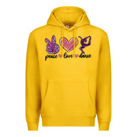 Lemon peace love dance Premium Hoodie - MaliasSmallBusiness