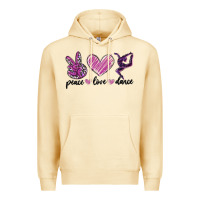 Pina Colada peace love dance Premium Hoodie - MaliasSmallBusiness