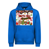 Cobalt North Pole Hot Chocolate christmas Urban Hoodie - MaliasSmallBusiness
