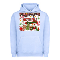 Pigment Grape Ice North Pole Hot Chocolate christmas Urban Hoodie - MaliasSmallBusiness
