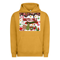 Pigment Peanut Butter North Pole Hot Chocolate christmas Urban Hoodie - MaliasSmallBusiness