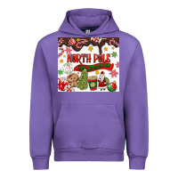Tulip North Pole Hot Chocolate christmas Urban Hoodie - MaliasSmallBusiness