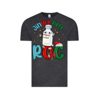 Vintage Black jingle bell roc Vintage Tee - MaliasSmallBusiness