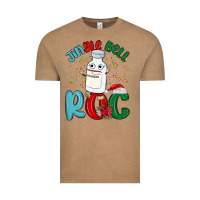 Vintage Coffee jingle bell roc Vintage Tee - MaliasSmallBusiness