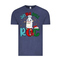 Vintage Denim jingle bell roc Vintage Tee - MaliasSmallBusiness