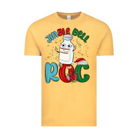Vintage Mustard jingle bell roc Vintage Tee - MaliasSmallBusiness