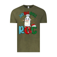 Vintage Olive jingle bell roc Vintage Tee - MaliasSmallBusiness