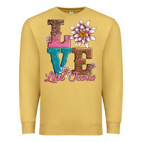 Antique Gold valentines day love like jesus Premium Sweatshirt - AdoDesignShop