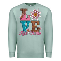 Seafoam valentines day love like jesus Premium Sweatshirt - AdoDesignShop
