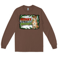 Chestnut merry and bright shiba inu Long Sleeve Tee - RanaPortraitStore