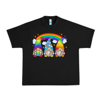 Black rainbow gnomes Urban Heavy Tee - Zillion Design Studio
