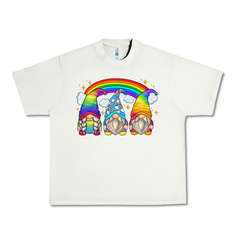 Rainbow Gnomes Urban Heavy Tee by Zillion Design Studio | Teevron