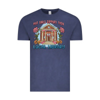 Vintage Denim hot girls support their local library Vintage Tee - MaliasSmallBusiness