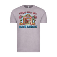 Vintage Zinc hot girls support their local library Vintage Tee - MaliasSmallBusiness