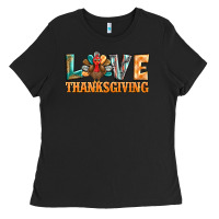 Black love thanksgiving western turkey Ladies Tee - BarkalooDesign