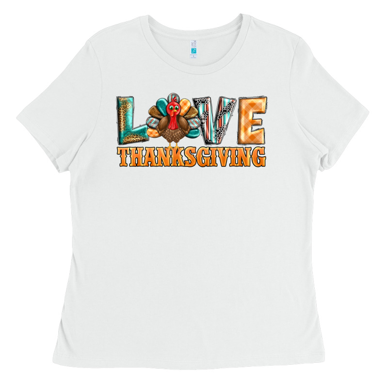 Love Thanksgiving Western Turkey Ladies Tee by BarkalooDesign | Teevron