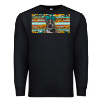 Black pittbull license plate Premium Sweatshirt - Artiststas