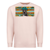 Pale Pink pittbull license plate Premium Sweatshirt - Artiststas