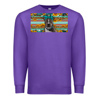 Purple pittbull license plate Premium Sweatshirt - Artiststas
