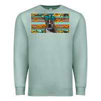 Seafoam pittbull license plate Premium Sweatshirt - Artiststas