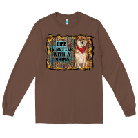 Chestnut life is better with a shiba Long Sleeve Tee - RanaPortraitStore