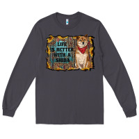 Smoke life is better with a shiba Long Sleeve Tee - RanaPortraitStore