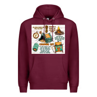 Burgundy camping life Premium Hoodie - MaliasSmallBusiness