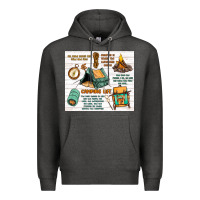 Charcoal Heather camping life Premium Hoodie - MaliasSmallBusiness