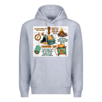 Heather Grey camping life Premium Hoodie - MaliasSmallBusiness