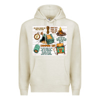 Oatmeal Heather camping life Premium Hoodie - MaliasSmallBusiness
