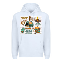 White camping life Premium Hoodie - MaliasSmallBusiness