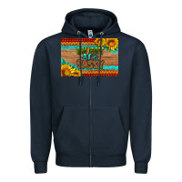 Navy sweet and sassy juneteenth skinny metal can holder Zipper Hoodie - HRA Design Shop