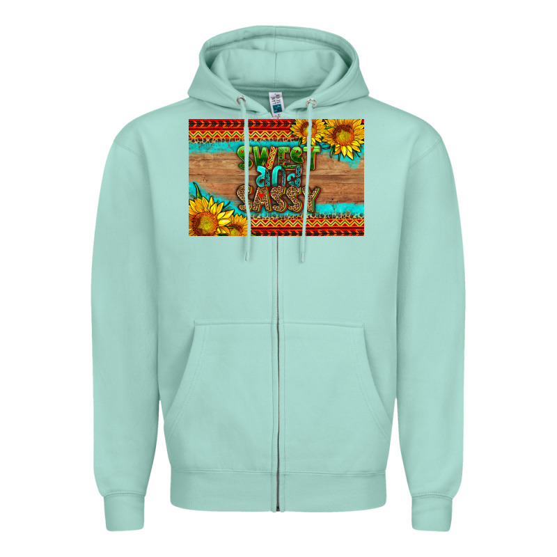 Sweet And Sassy Juneteenth Skinny Metal Can Holder Zipper Hoodie by HRA Design Shop | Teevron