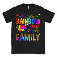 Black i am the rainbow sheep of the family Classic Tee - Zillion Design Studio