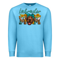 Ocean Blue labrador mom Premium Sweatshirt - Artiststas