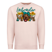 Pale Pink labrador mom Premium Sweatshirt - Artiststas