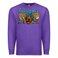 Purple labrador mom Premium Sweatshirt - Artiststas