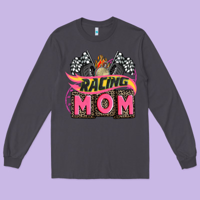 Racing Mom With Racing Oto Equipment Long Sleeve Tee Designed By Adodesignshop
