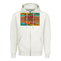 Oatmeal Heather sassy little soul  skinny metal can holder Zipper Hoodie - HRA Design Shop