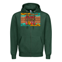 Sports Green sassy little soul  skinny metal can holder Zipper Hoodie - HRA Design Shop