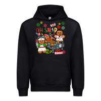 Black oh snap christmas Urban Hoodie - MaliasSmallBusiness