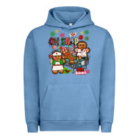 Pigment Pebble Blue oh snap christmas Urban Hoodie - MaliasSmallBusiness