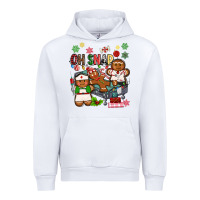 White oh snap christmas Urban Hoodie - MaliasSmallBusiness