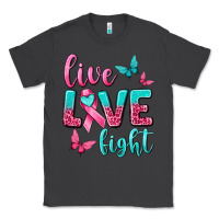 Smoke Live Love Fight Breast Cancer Classic Tee - texasbilliewilder