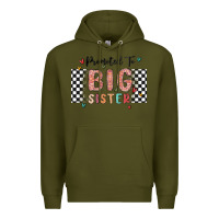 Army Green promoted to big sister Premium Hoodie - MaliasSmallBusiness