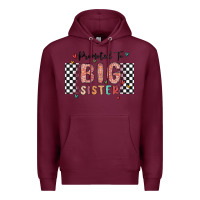 Burgundy promoted to big sister Premium Hoodie - MaliasSmallBusiness