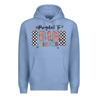 Colony Blue promoted to big sister Premium Hoodie - MaliasSmallBusiness