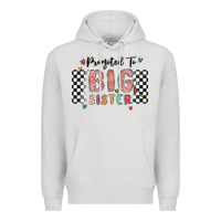 Dove Grey promoted to big sister Premium Hoodie - MaliasSmallBusiness